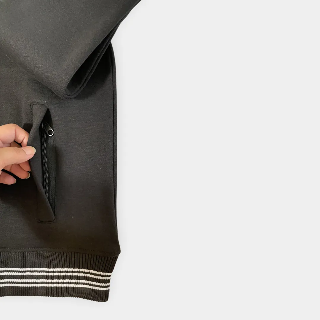 Serpent Henley Jacket (Black)