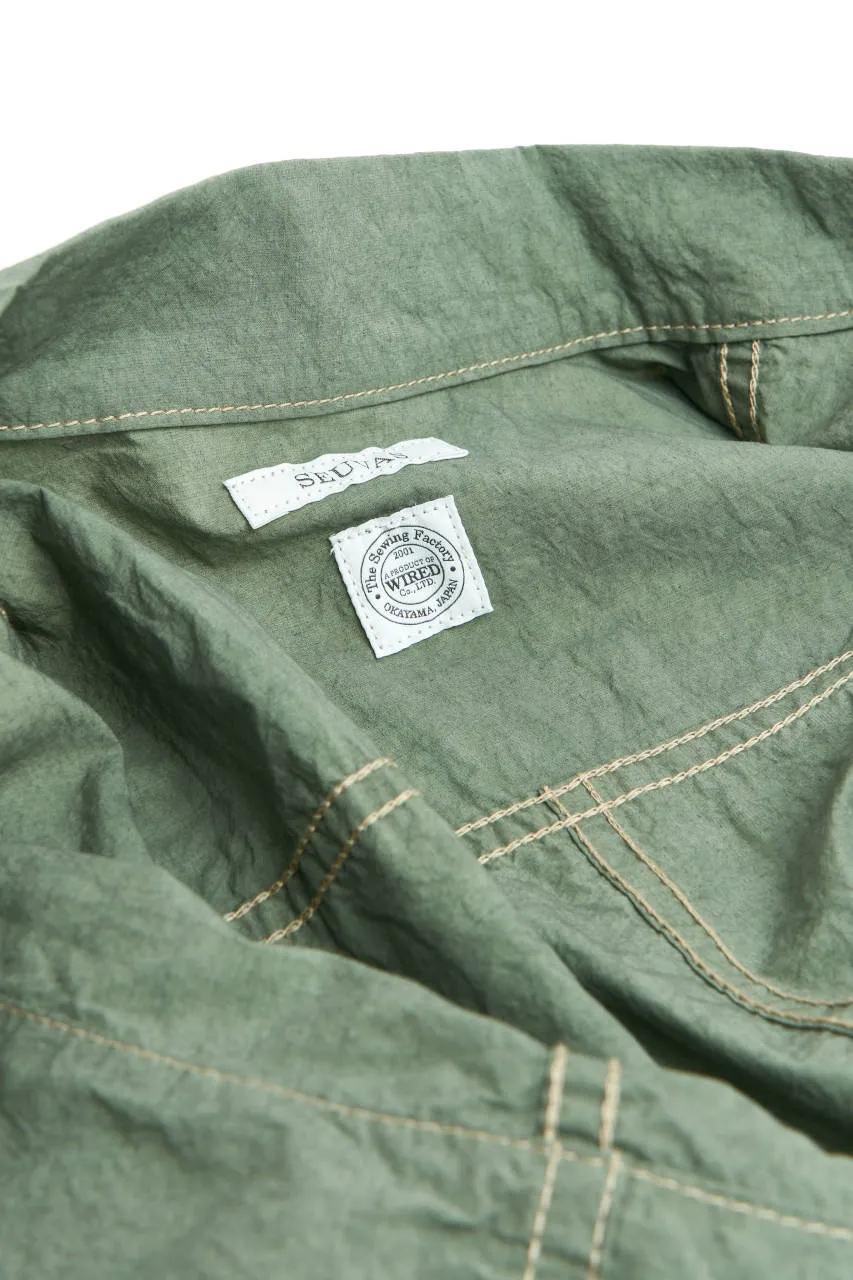 Seuvas Cotton/Linen Typewriter Light Trucker Jacket