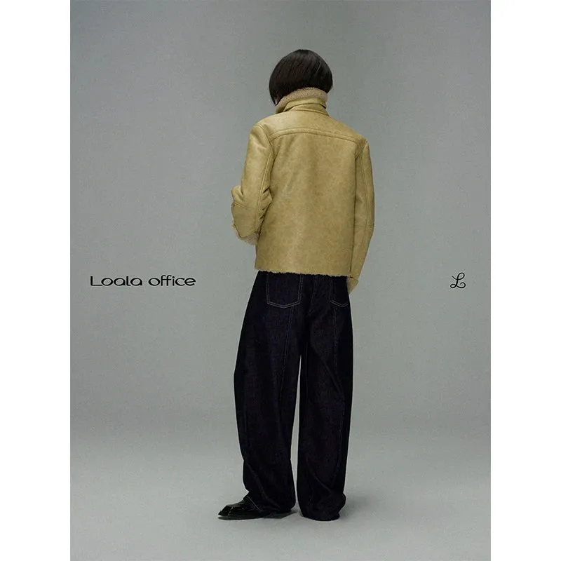 Shearling Lambswool Motorcycle Jacket