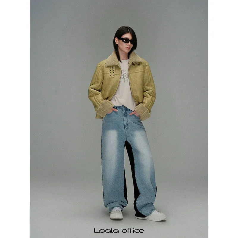Shearling Lambswool Motorcycle Jacket