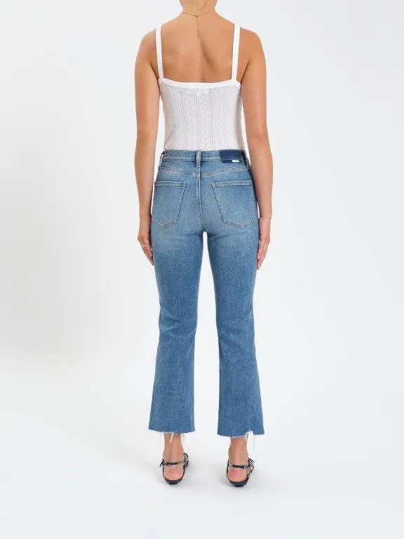 Shy Girl Cropped Flare Jeans, Wide Awake Vintage | Daze
