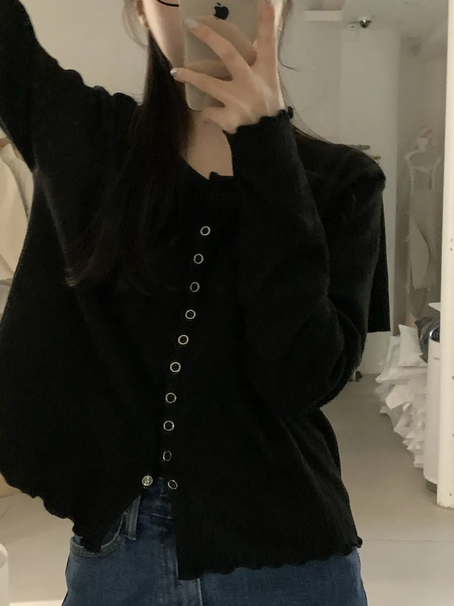 Single-breasted cardigan
