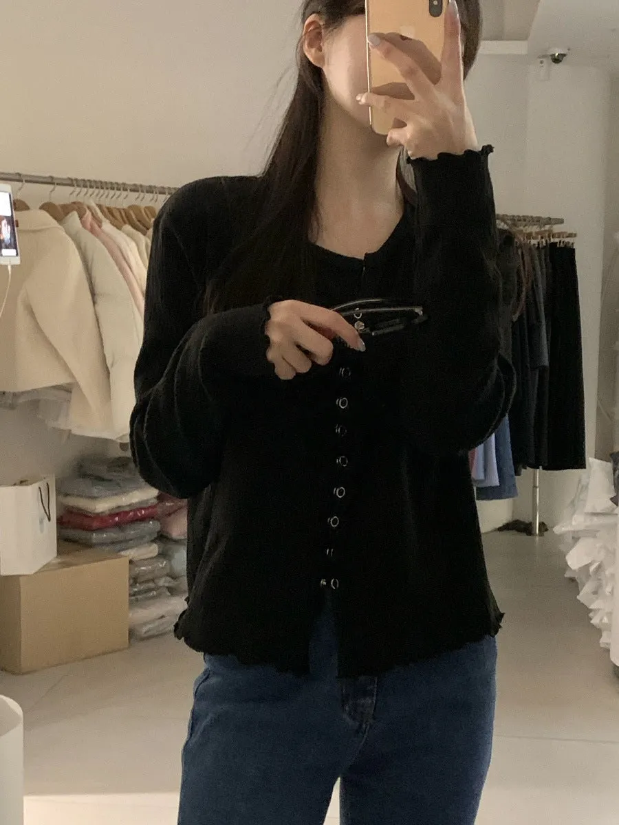 Single-breasted cardigan