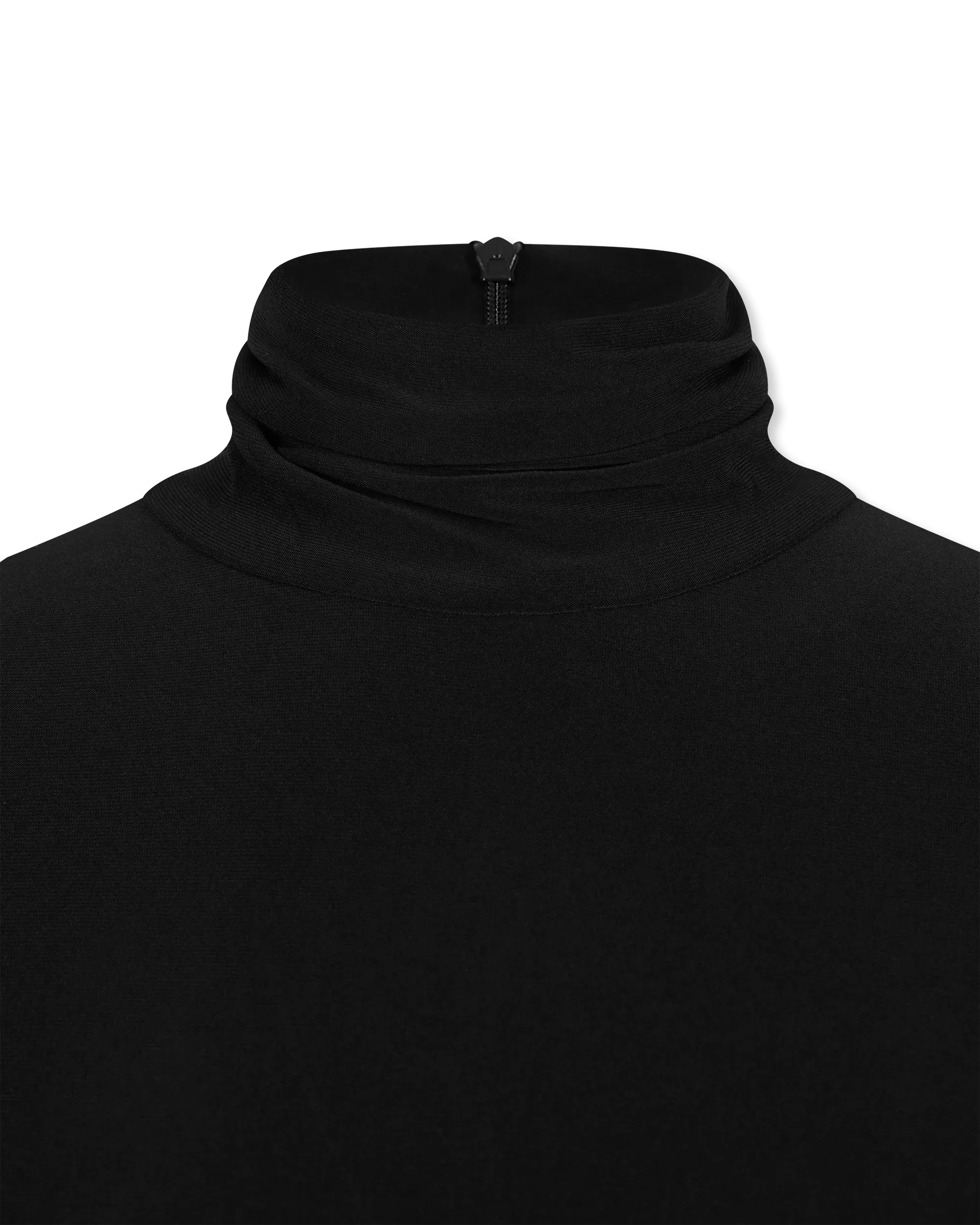 Slim Fit Long Sleeve Turtle Top Short