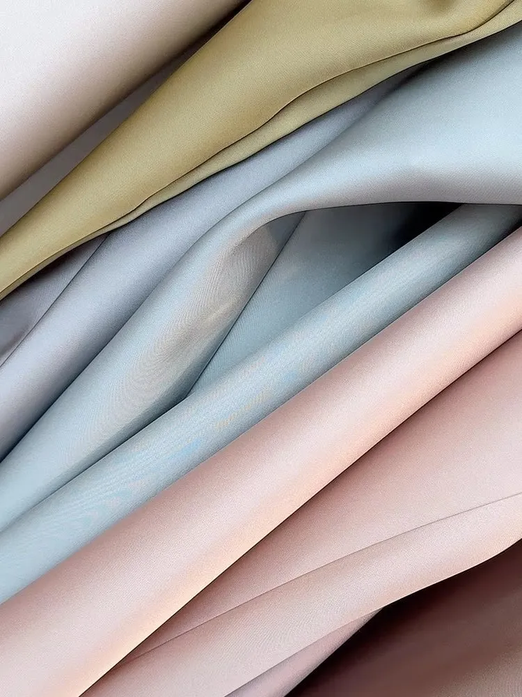 Smooth and silky Hip Wrap Zipper Skirt For Office Lady