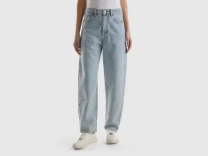 Solid Carrot Fit Jeans