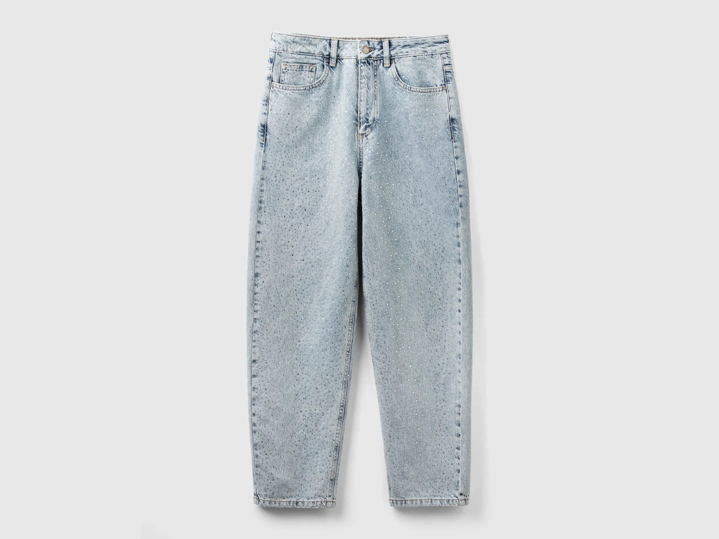 Solid Carrot Fit Jeans