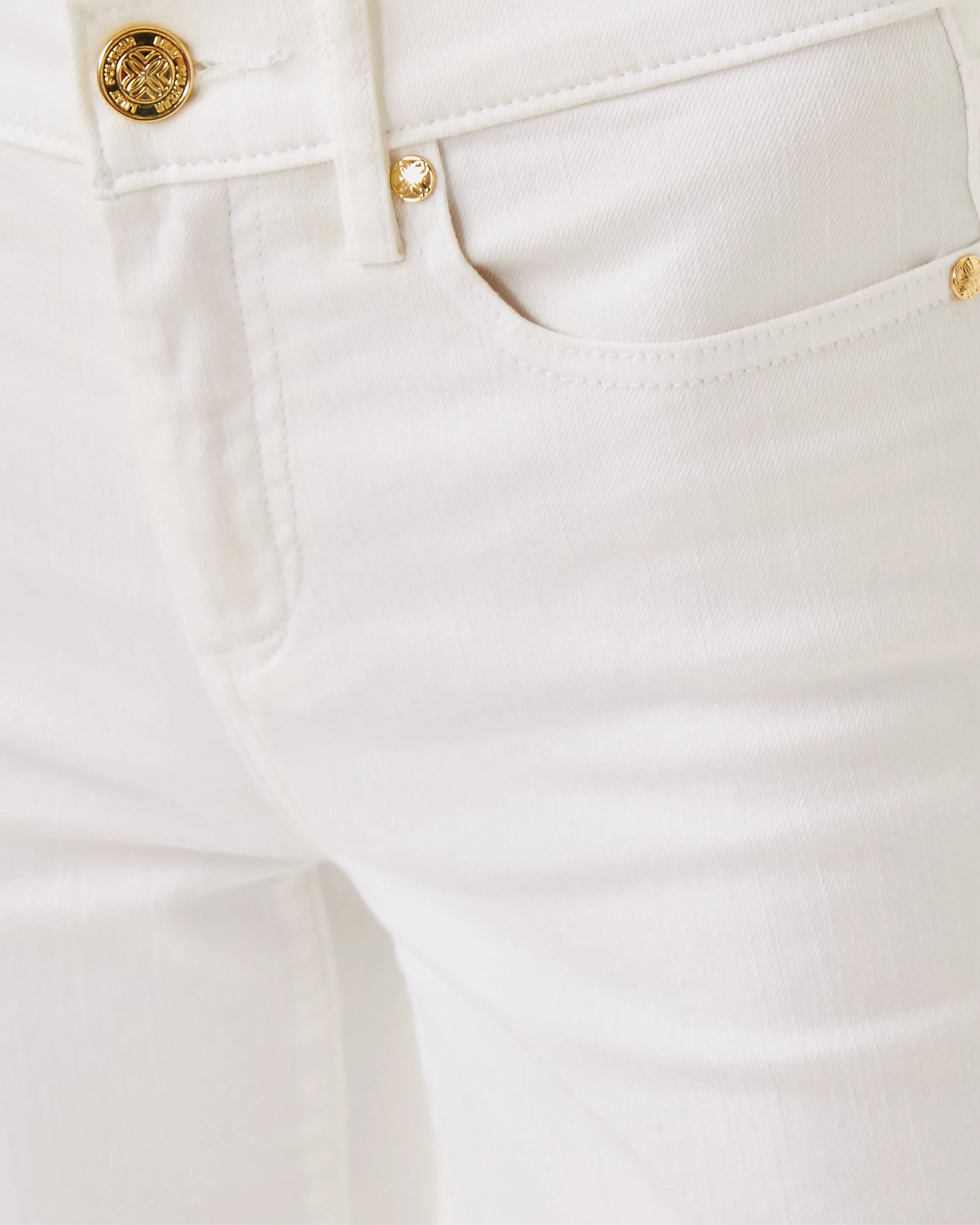 South Ocean High Rise Skinny Jean with Lace