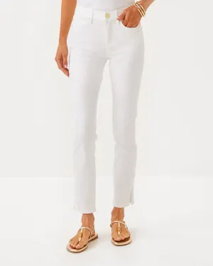 South Ocean High Rise Skinny Jean with Lace