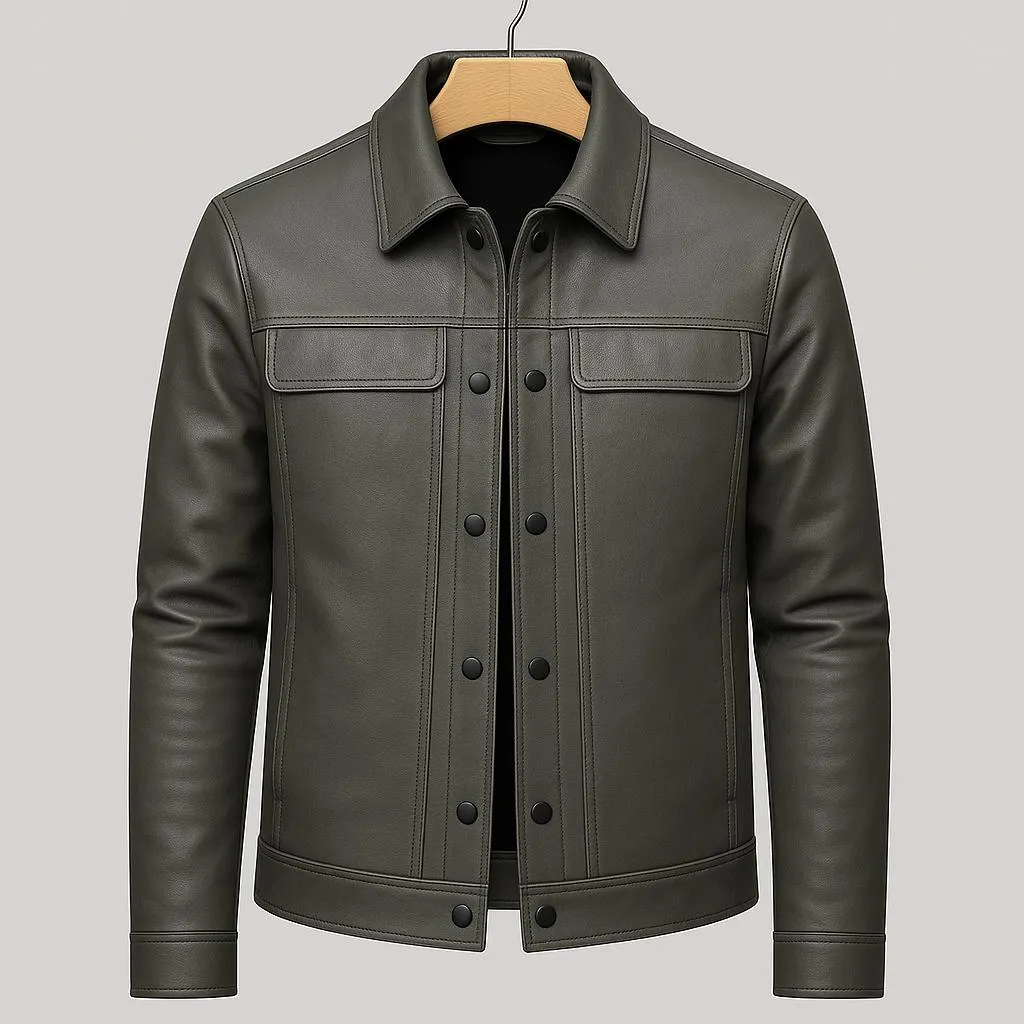 Stalen™ | Stylish Leather Spring Jacket