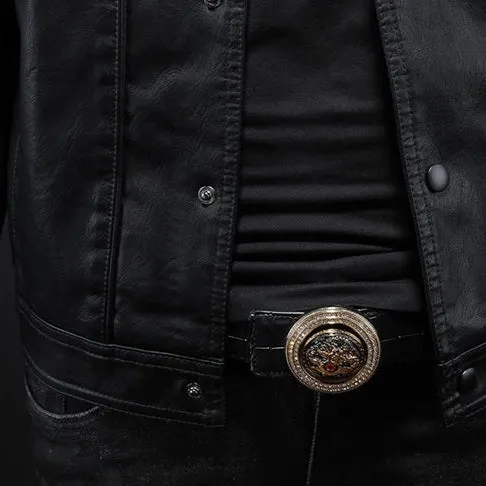 Stalen™ | Stylish Leather Spring Jacket