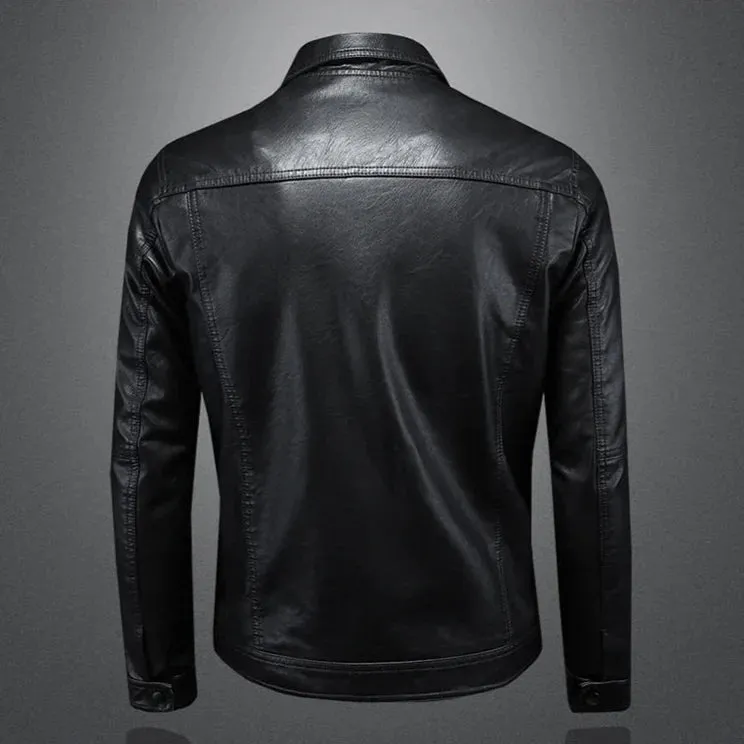 Stalen™ | Stylish Leather Spring Jacket