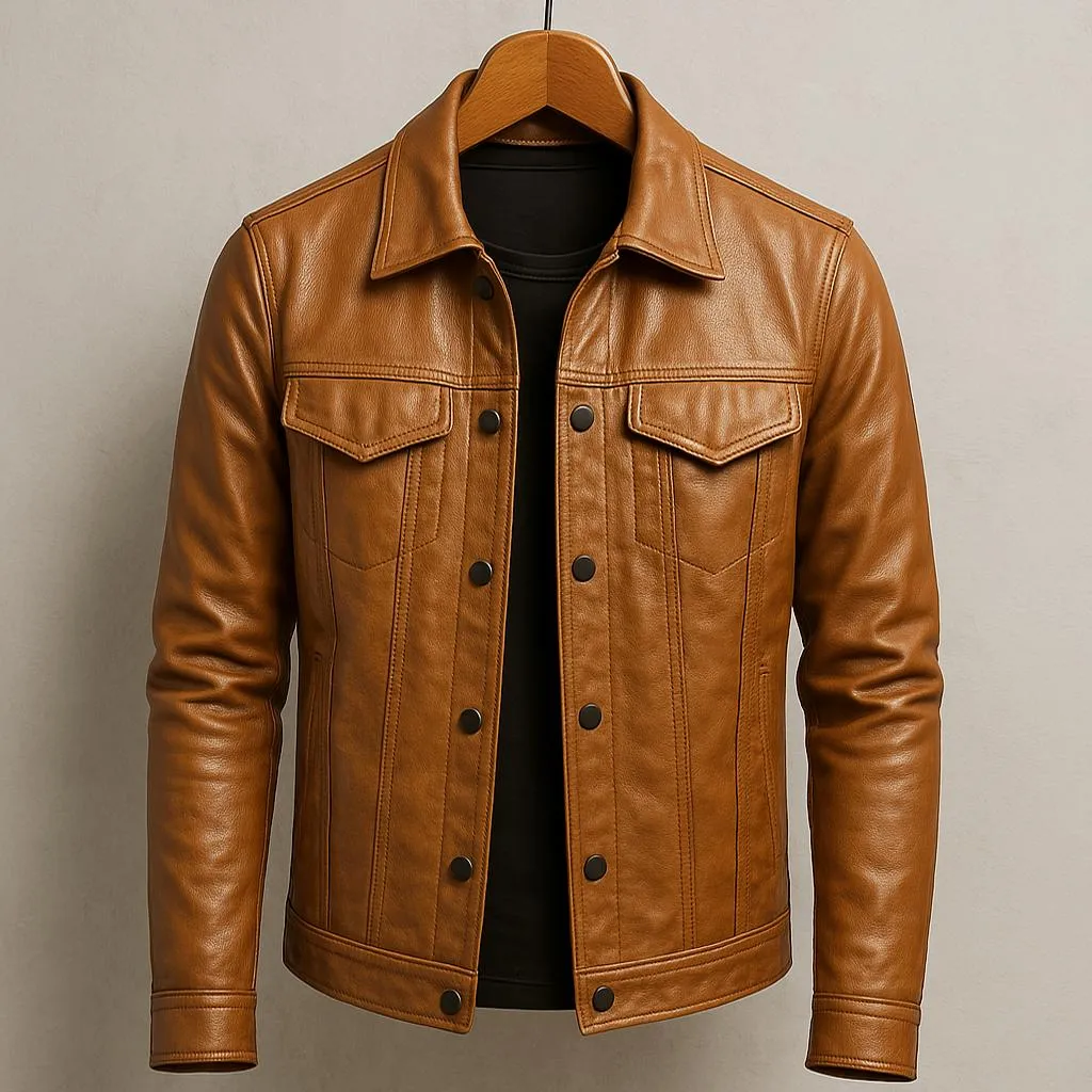 Stalen™ | Stylish Leather Spring Jacket