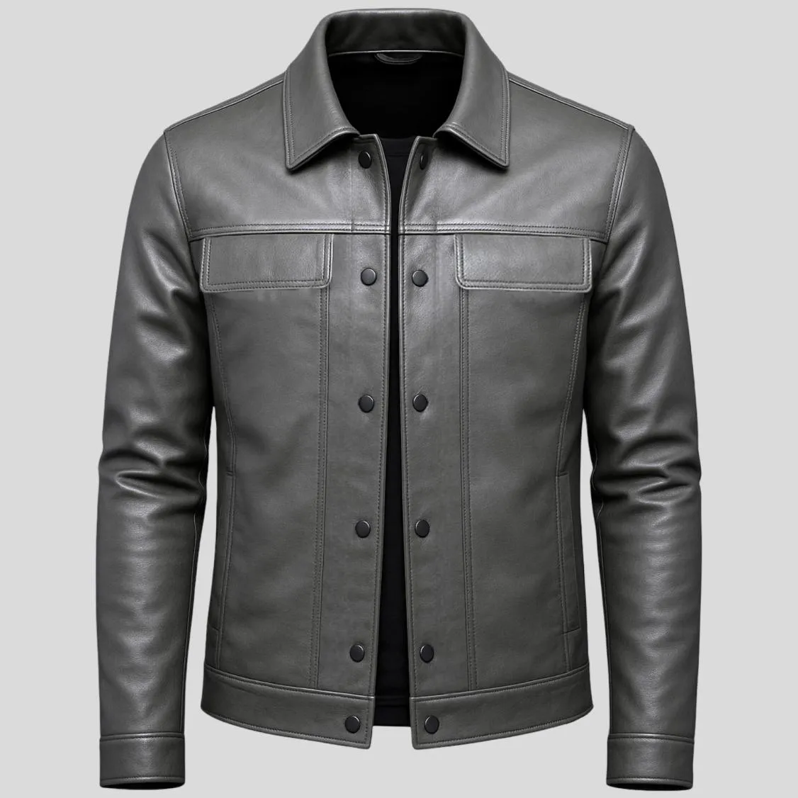 Stalen™ | Stylish Leather Spring Jacket