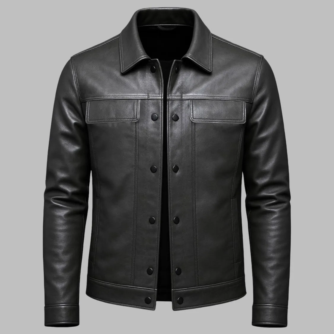 Stalen™ | Stylish Leather Spring Jacket