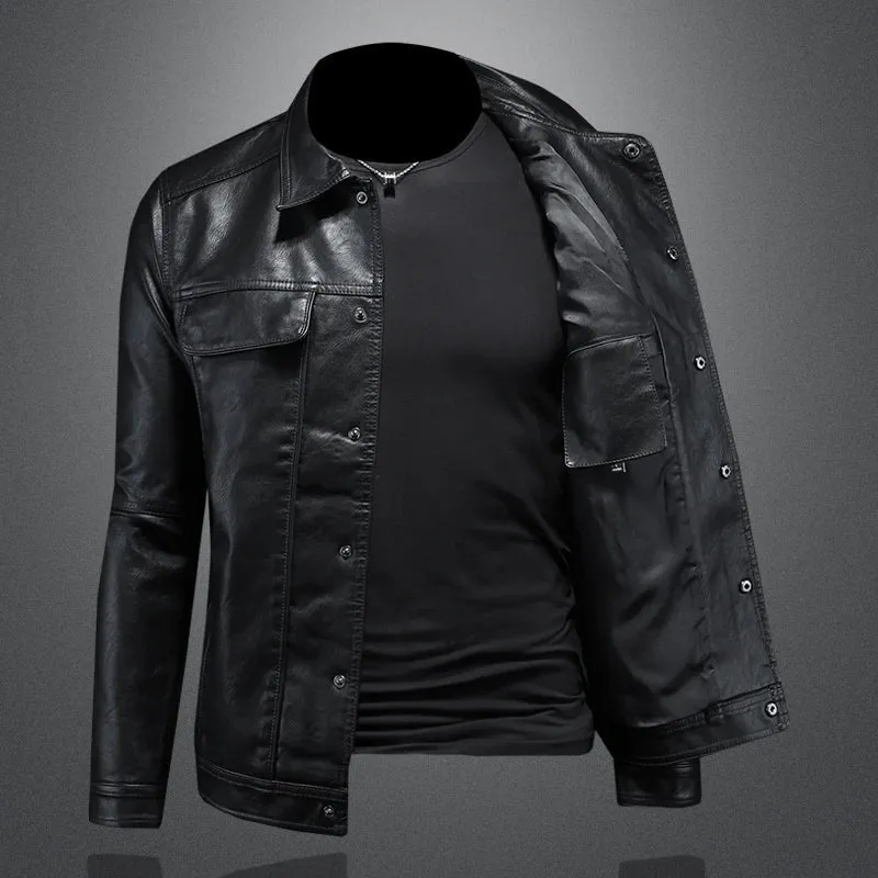 Stalen™ | Stylish Leather Spring Jacket
