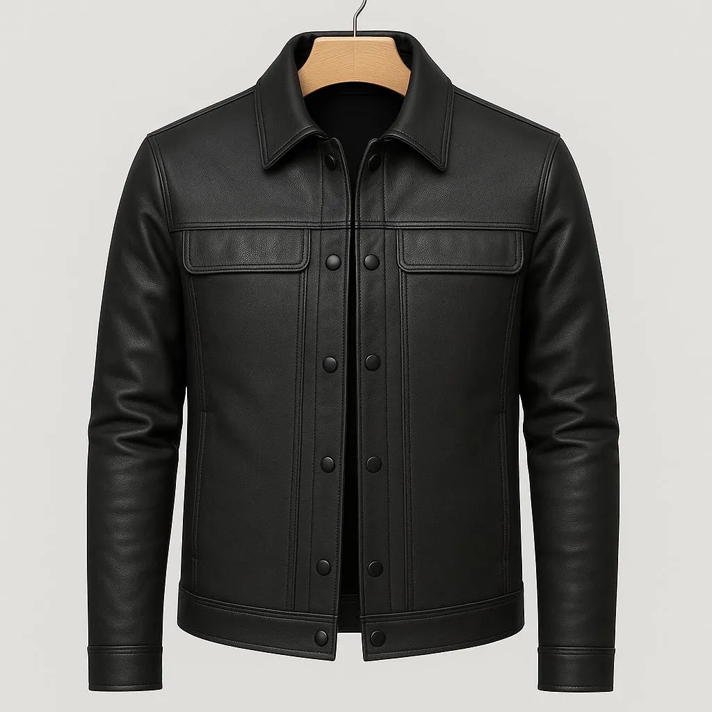 Stalen™ | Stylish Leather Spring Jacket