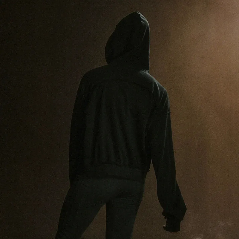 Structured Zip Hoodie