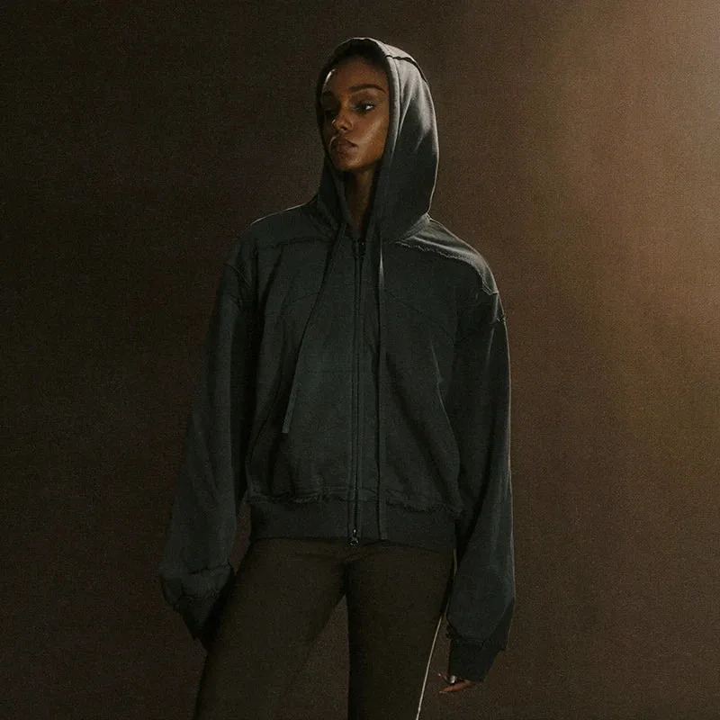 Structured Zip Hoodie