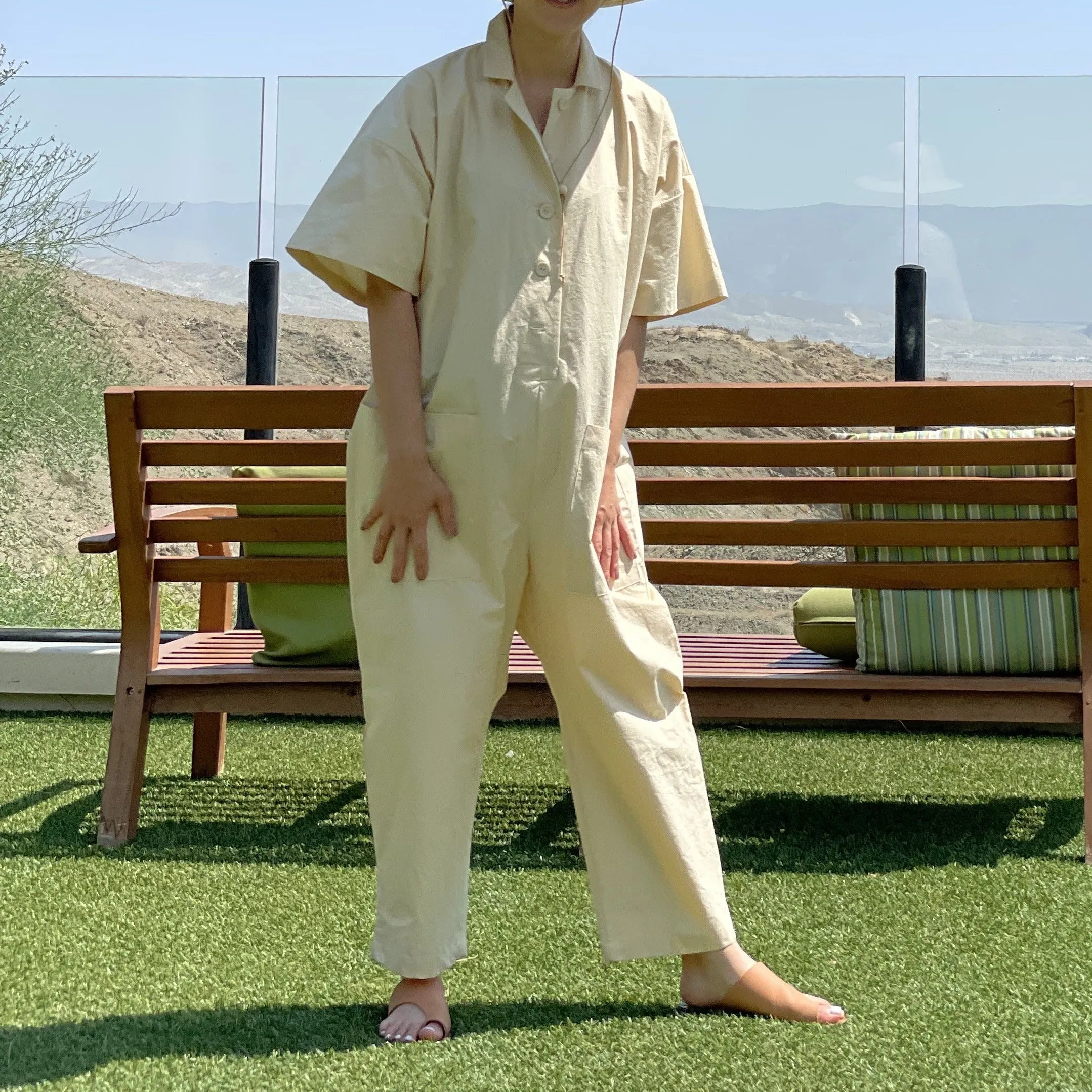 [STUDIO Collection] Summer Jumpsuit Butter