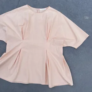 [STUDIO Collection] Volume Blouse Peach
