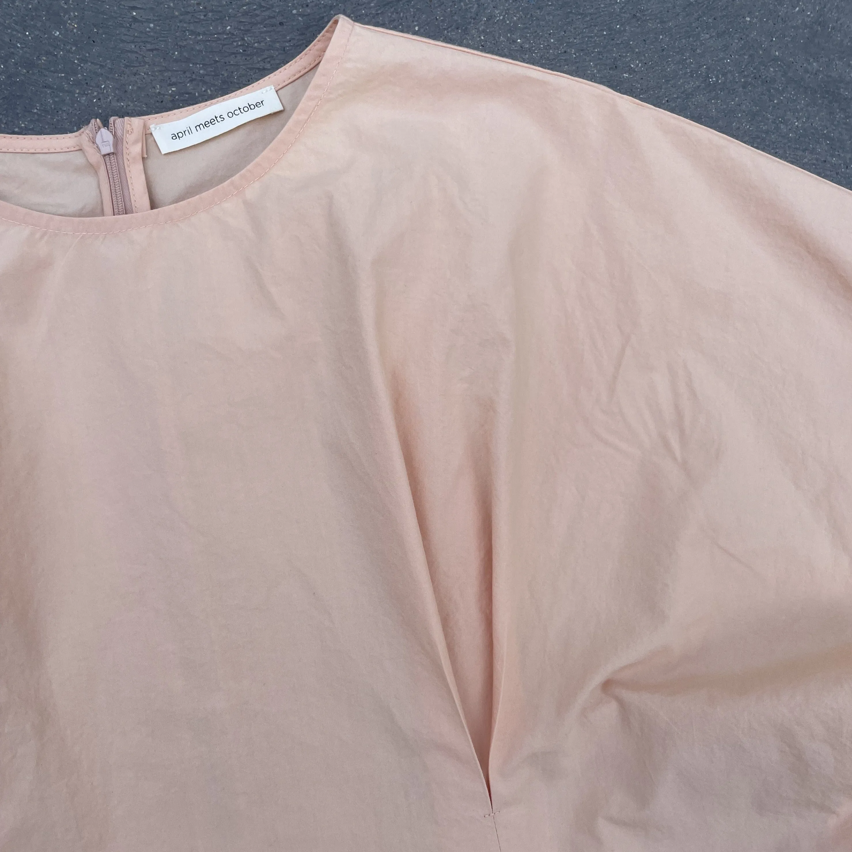 [STUDIO Collection] Volume Blouse Peach