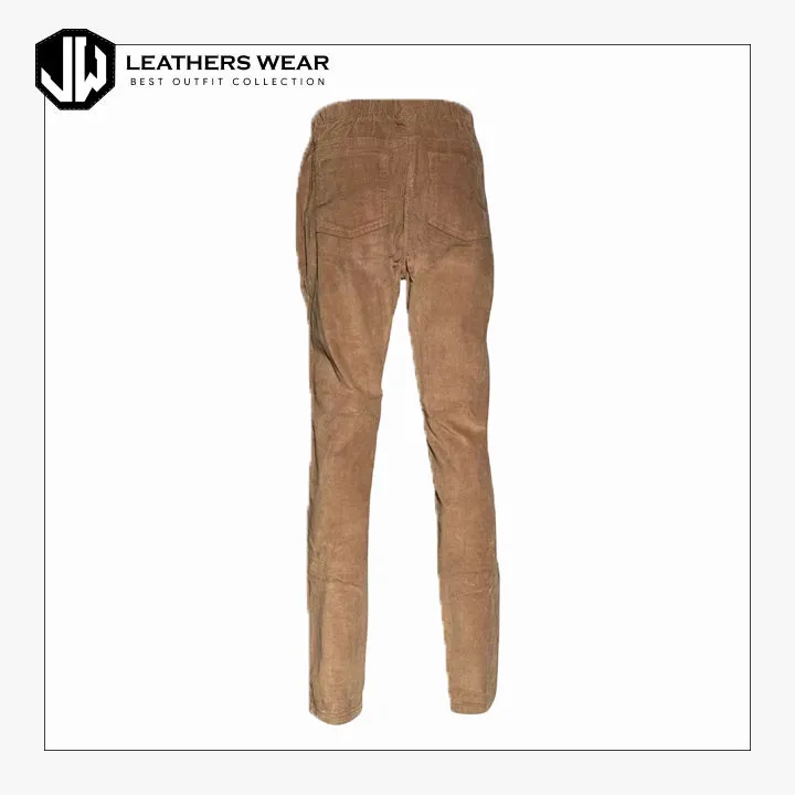 Suede Leather Pant Women