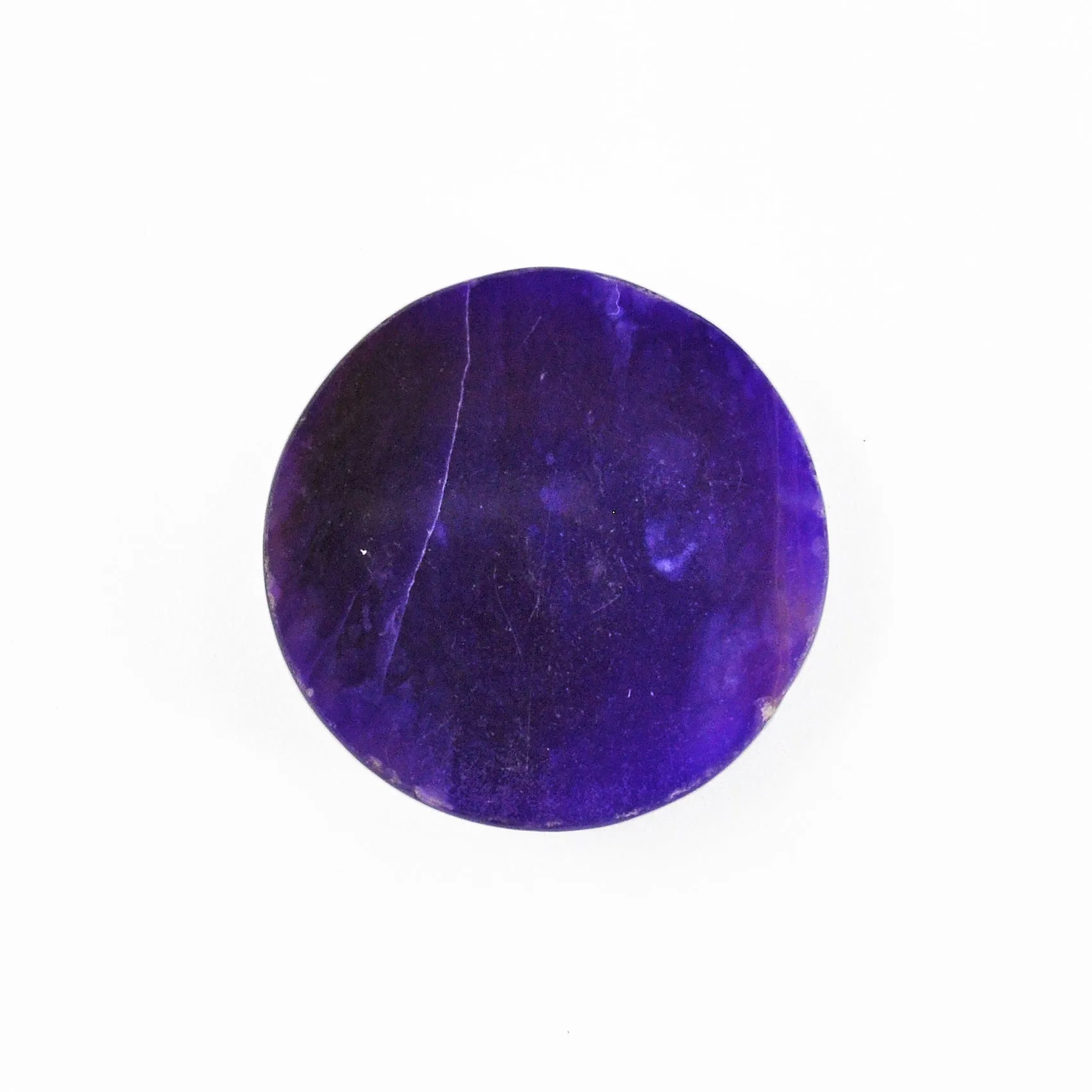 Sugilite 19.71 mm 17.23 carats Natural Crystal Polished Round Cabochon - South Africa