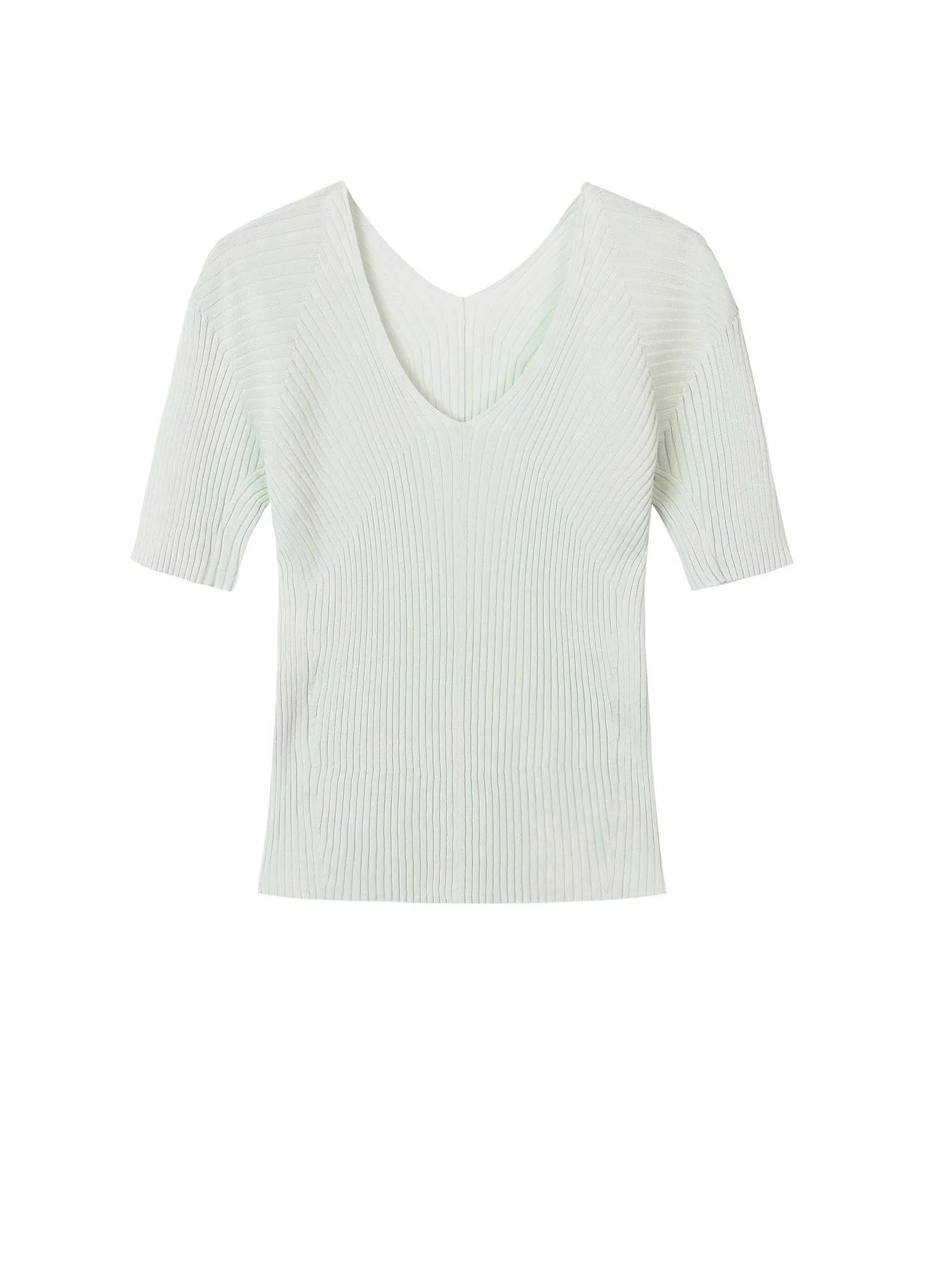 Sweater / JNBY Short Sleeve Slim Fit Pullover Sweater
