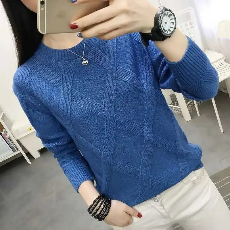 Sweater Women's Twist Pullover Loose Lazy Bottoming Thick Sweaters Outer Wear Pull
