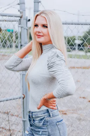 Sweet Aura Bodysuit - Grey