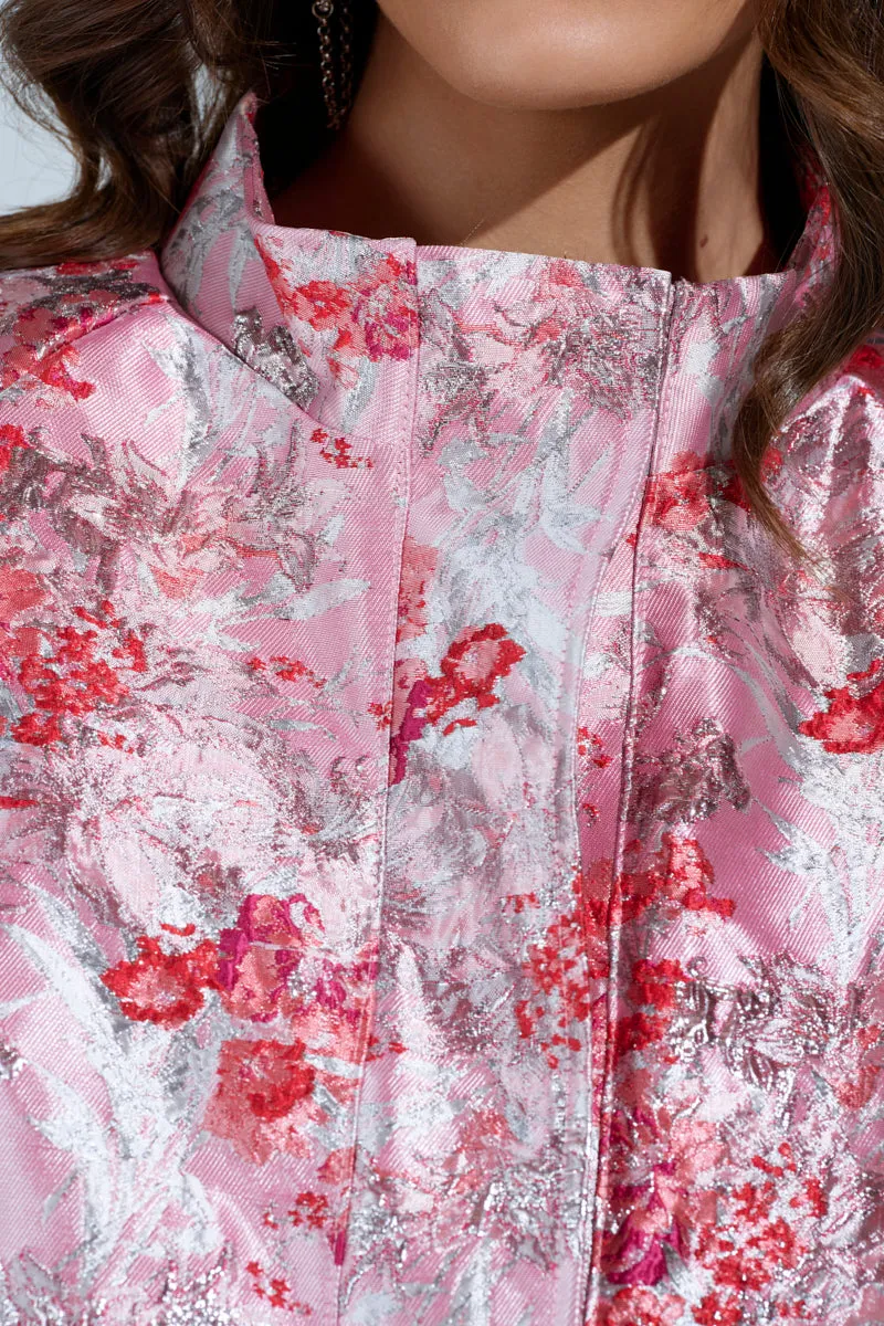 SWEET DISPOSITION BROCADE BOMBER