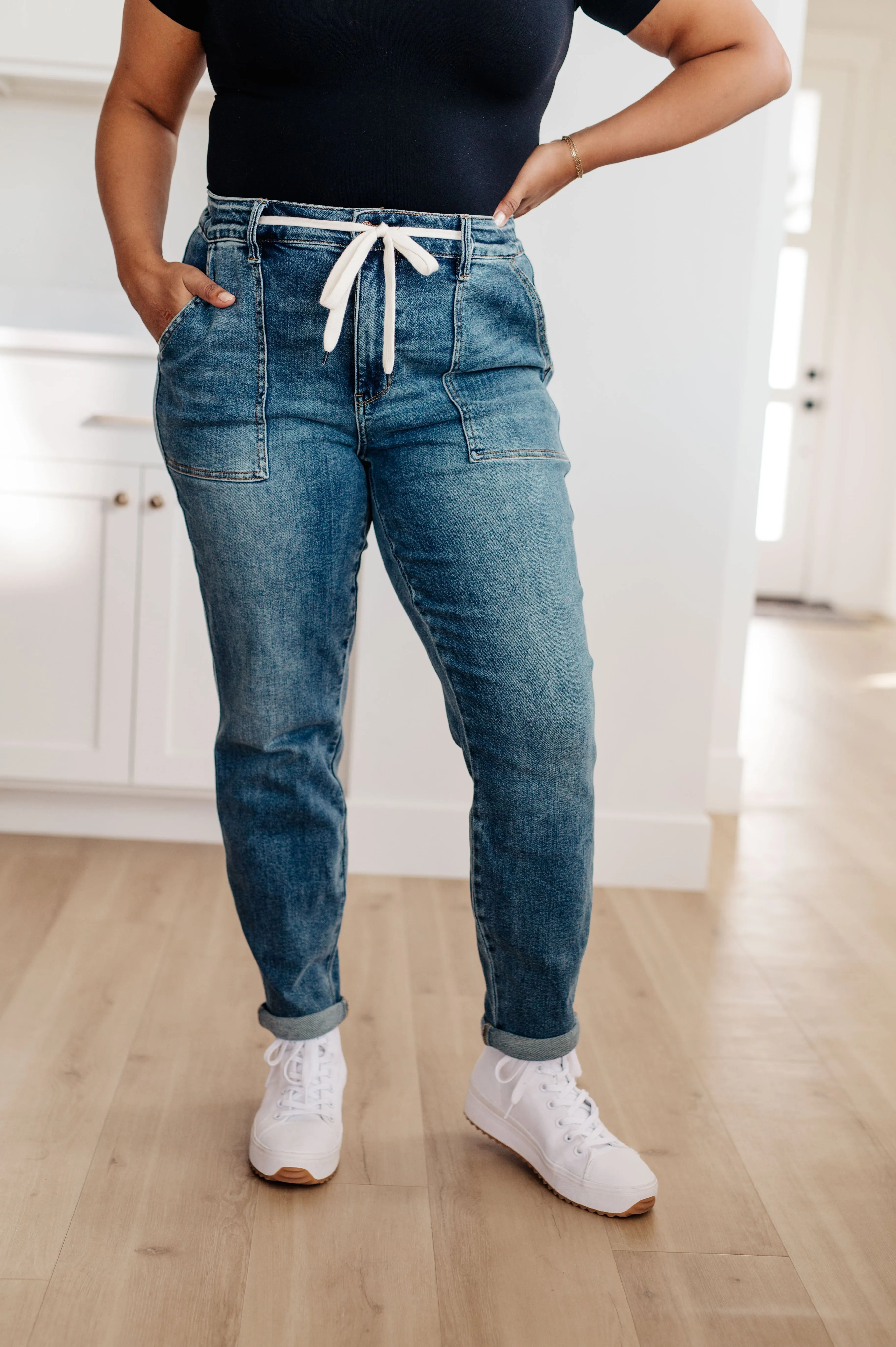 Sz3 Muller-Judy Blue Joggers- fits a sz 5
