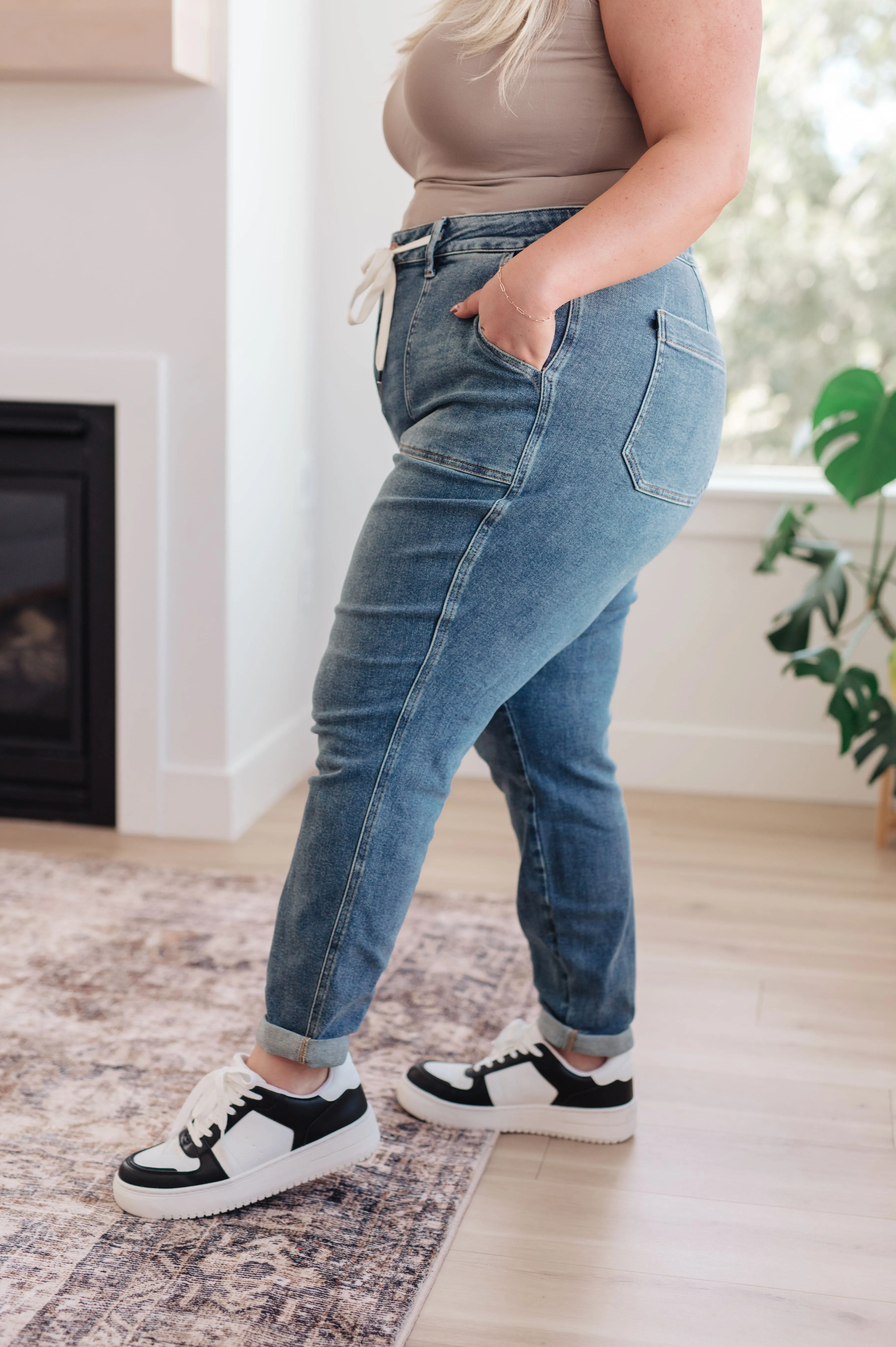 Sz3 Muller-Judy Blue Joggers- fits a sz 5