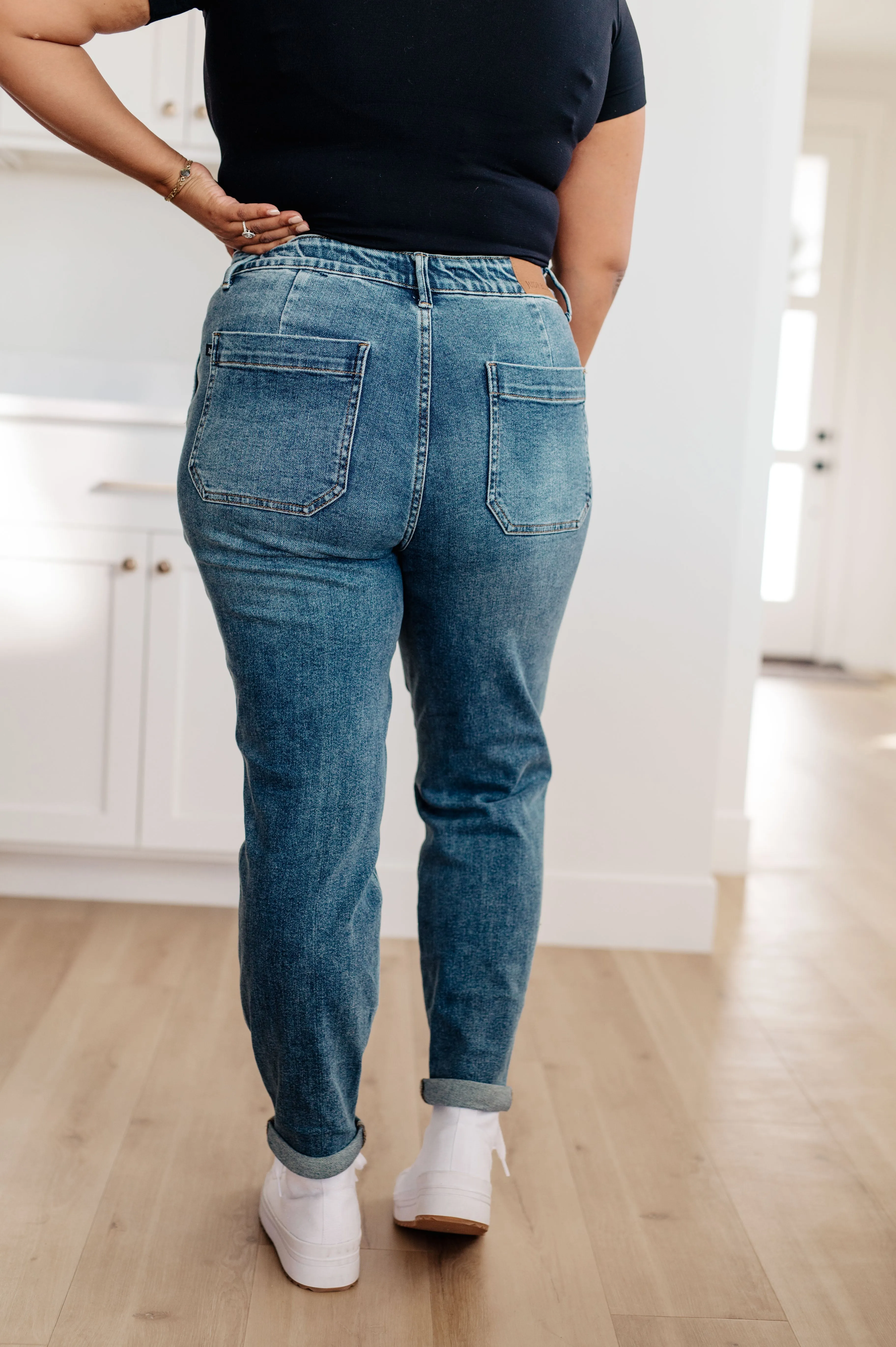 Sz3 Muller-Judy Blue Joggers- fits a sz 5