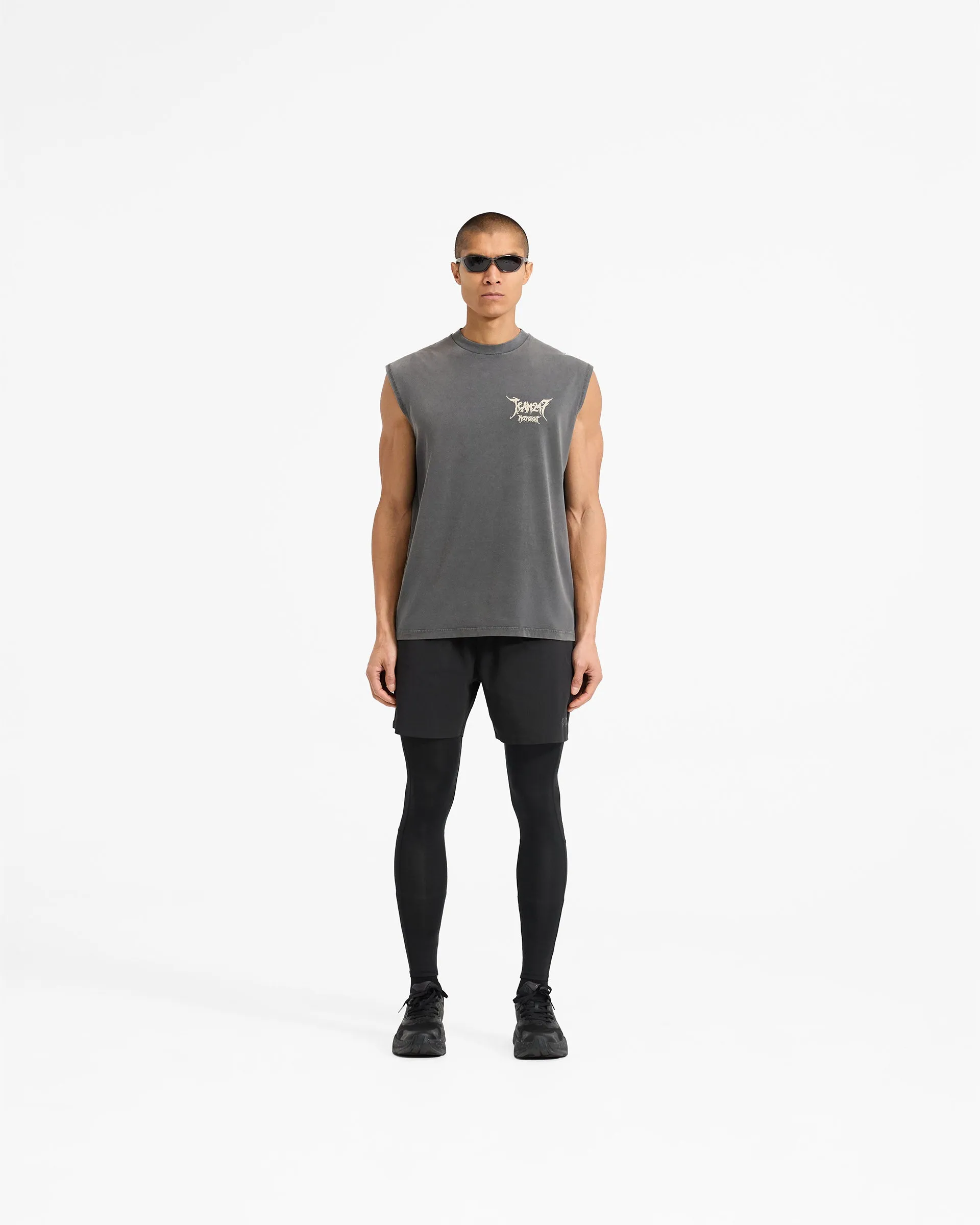Team 247 X END Oversized Tank - Washed Grey