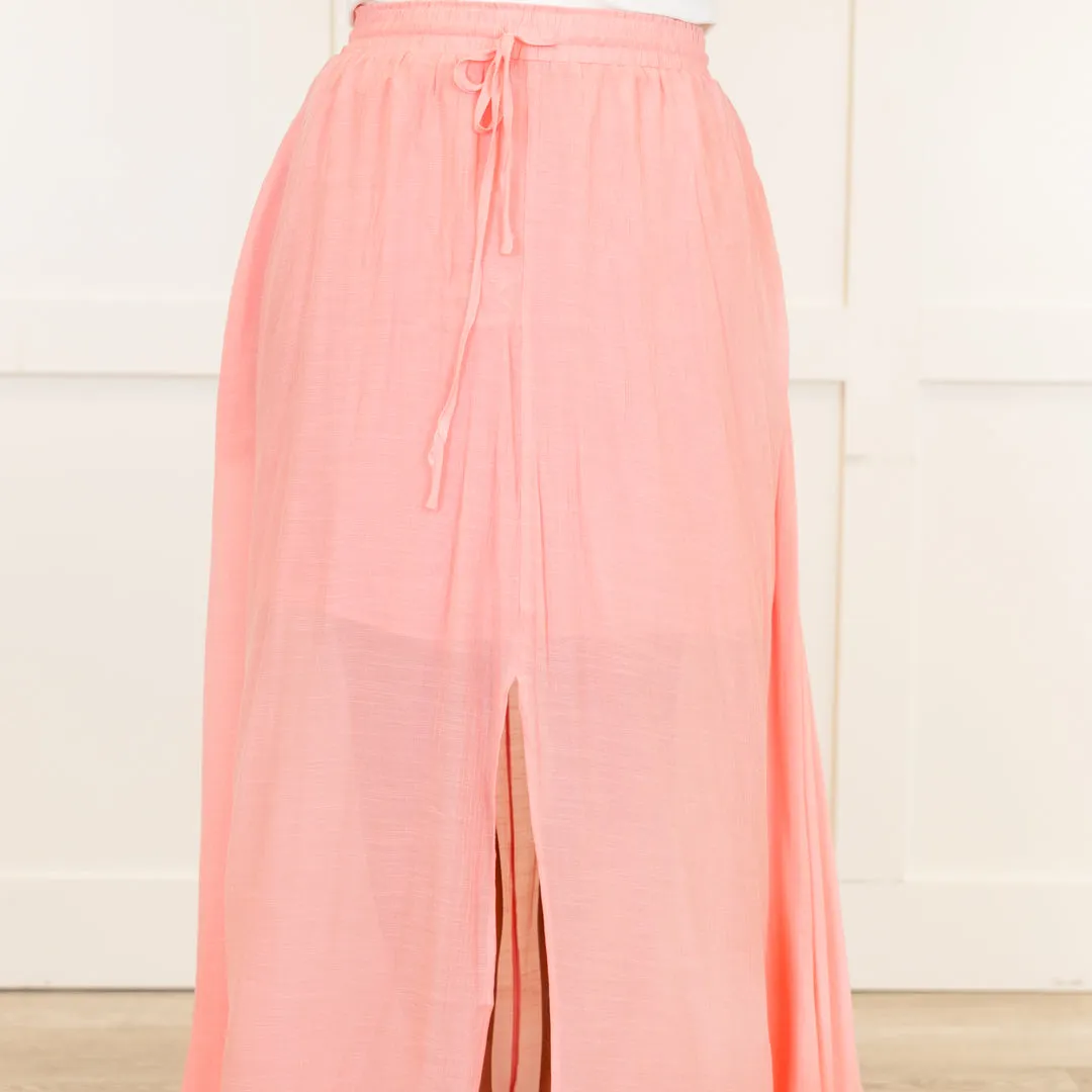The Break Is Over Skirt, Pastel Pink