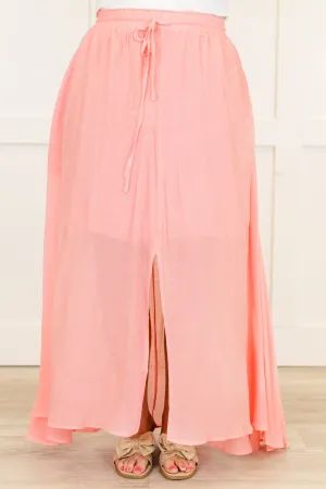 The Break Is Over Skirt, Pastel Pink