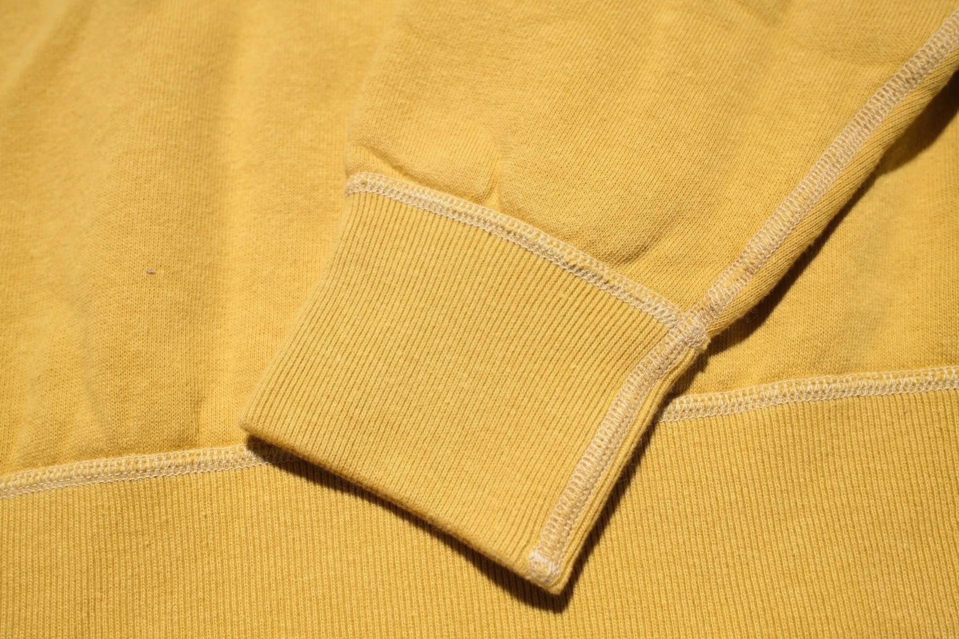 The Flat Head 11oz "Native Spirits" Loopwheeled Sweatshirt (Yellow)