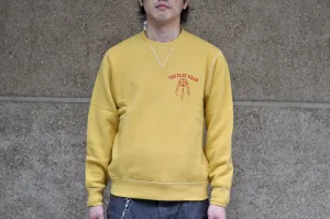 The Flat Head 11oz "Native Spirits" Loopwheeled Sweatshirt (Yellow)