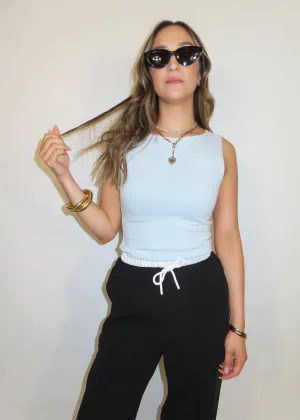 The Sydnie Top - Brushed Blue