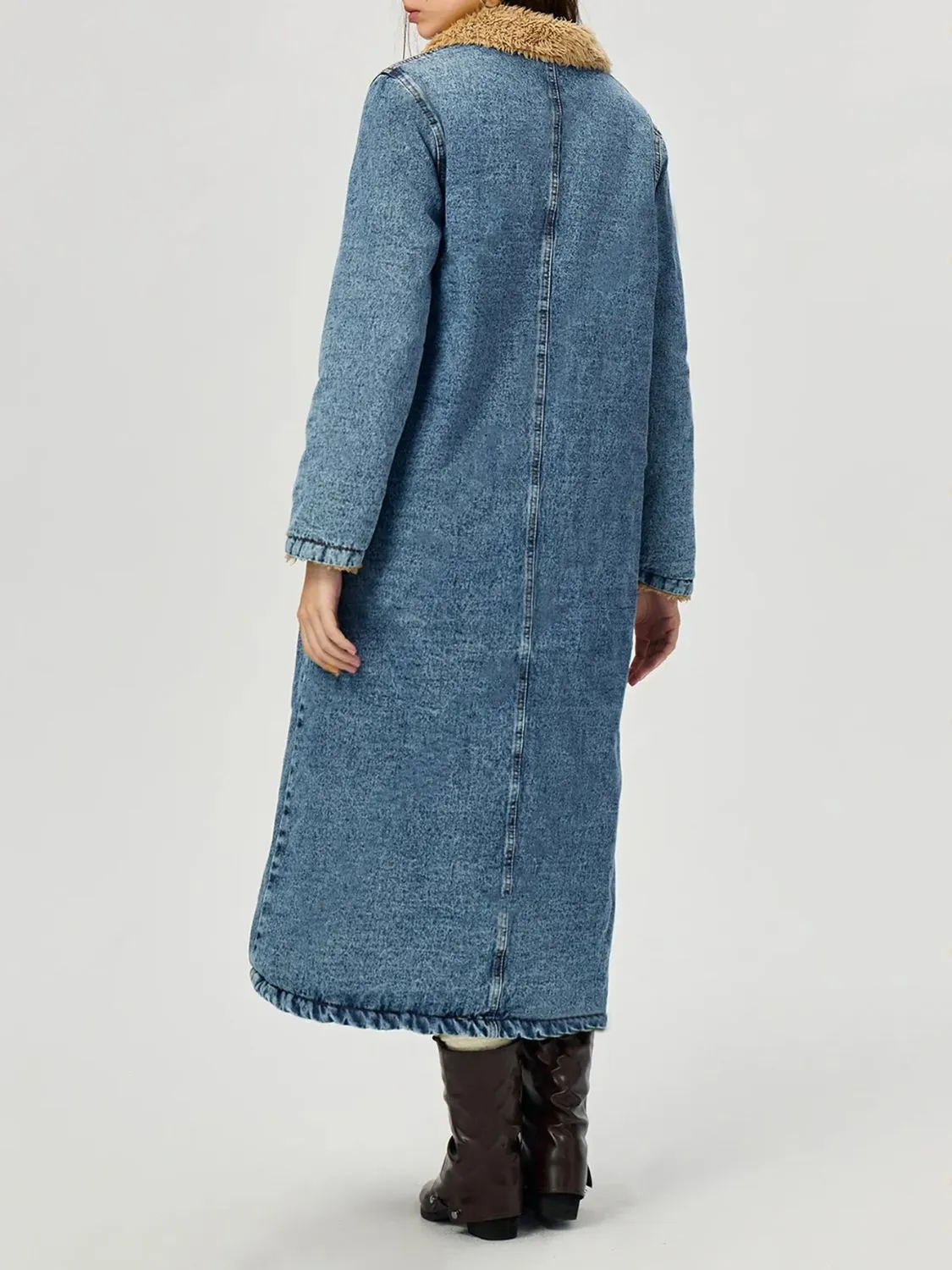 The Wild Warmth Sherpa-Lined Denim Jacket