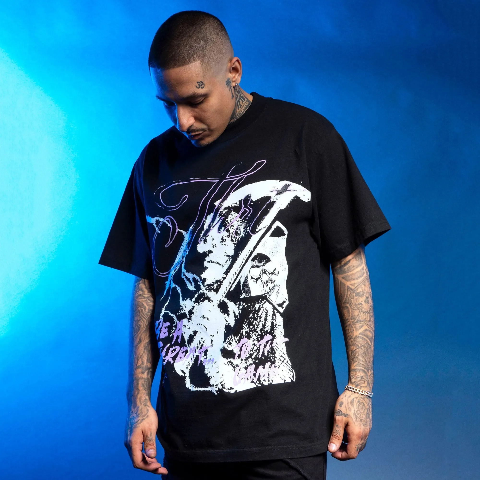Threat To The Game Heavy Weight Tee - Black