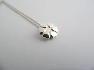 Tiffany & Co Silver Picasso Crown of Hearts Necklace Pendant Charm Chain Gift