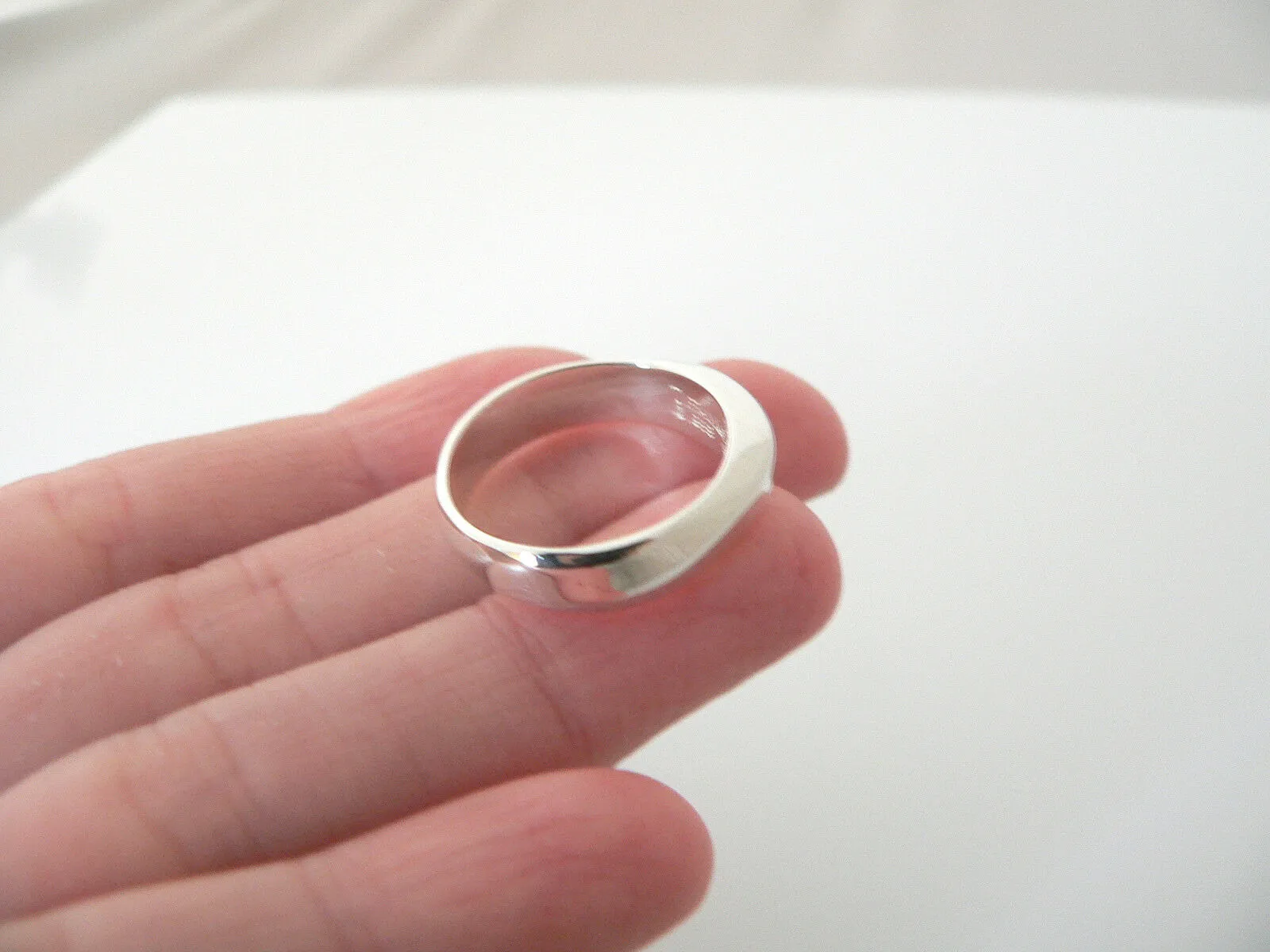 Tiffany & Co Silver Twist Ring Band Sz 6.5 Twirl Rare Gift Love Statement