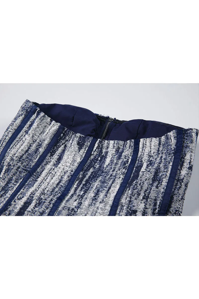 TK665 Strapless Denim Tube Top