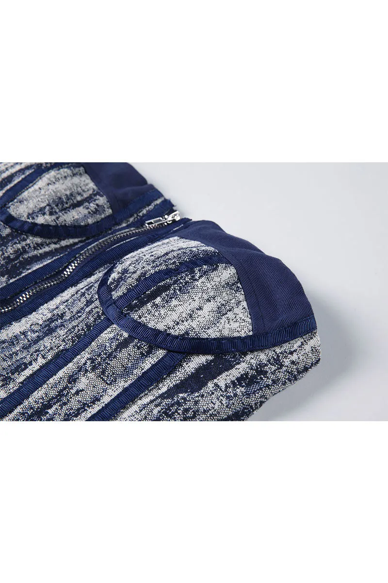 TK665 Strapless Denim Tube Top