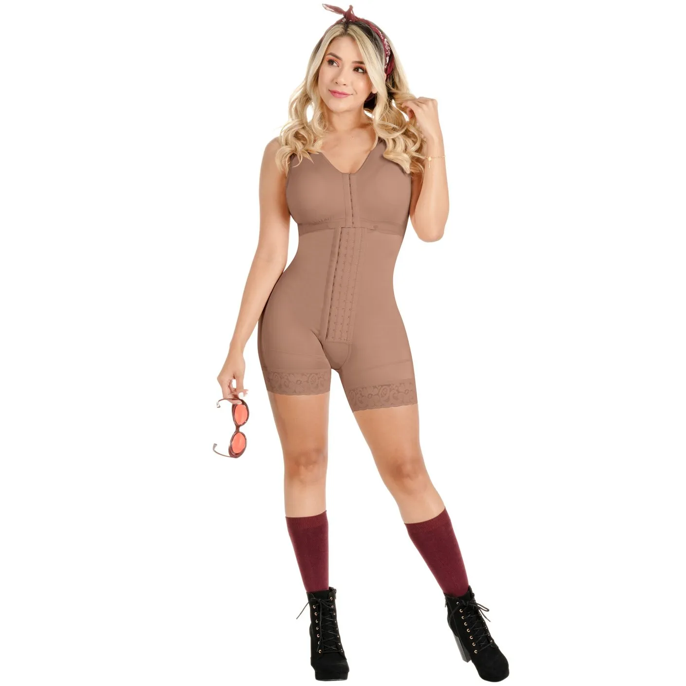 Tummy Compress Shapewear Bodysuit