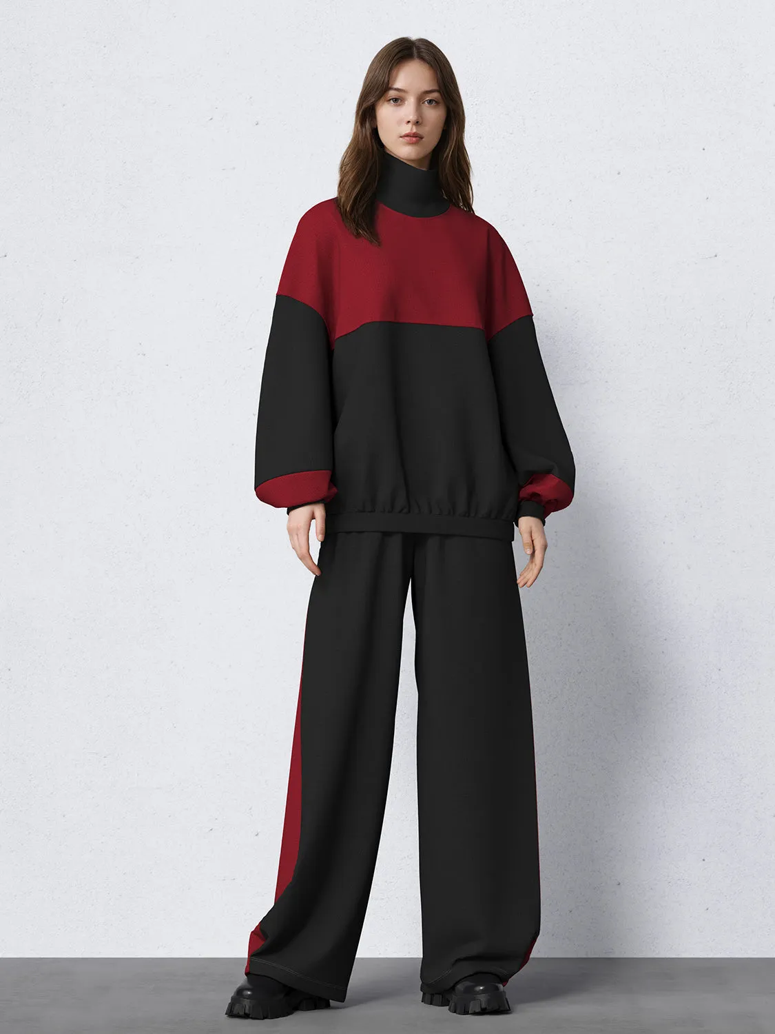 Turtle Neck Loose Knitted Sweaters