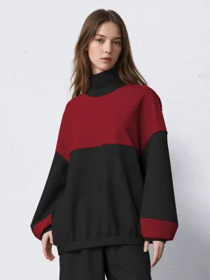 Turtle Neck Loose Knitted Sweaters
